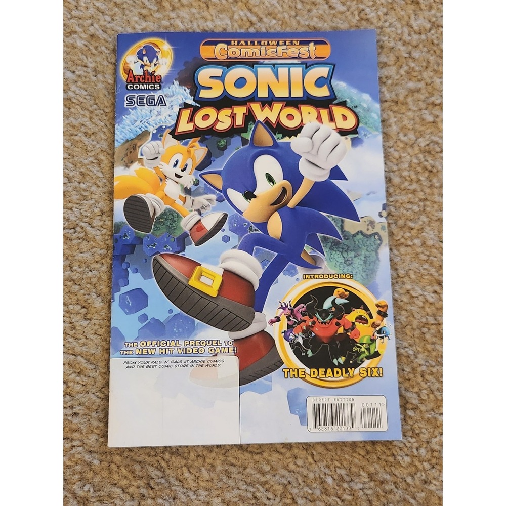 SONIC HEDGEHOG LOST WORLD Comic Book HALLOWEEN